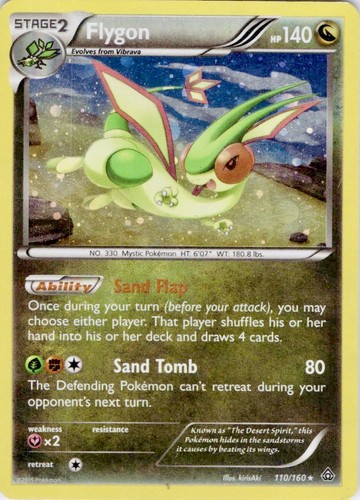 Flygon (Cosmos Holo) 110/160 Promo Blister Exclusives Pokemon Lightly Played