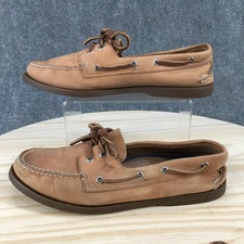 Sperry Shoes Mens 9 W Authentic Original 2-Eye Boat 0197640 Brown Leather Casual