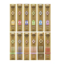 Gonesh - Incense Sticks Variety Pack - Non-Toxic 10” Slow Burn Aromatic Stick...