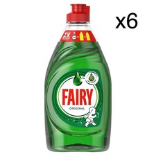 Fairy Original Washing Up Liquid Green with LiftAction 320ml x6 1.72 per litre