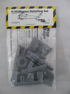 Cutting Edge Resin H-34 & Wessex Helicopter Detailing Set for 1/48 Revell Kit