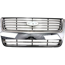 Grille Chrome Plastic For 2006-2010 Ford Explorer Limited Xlt