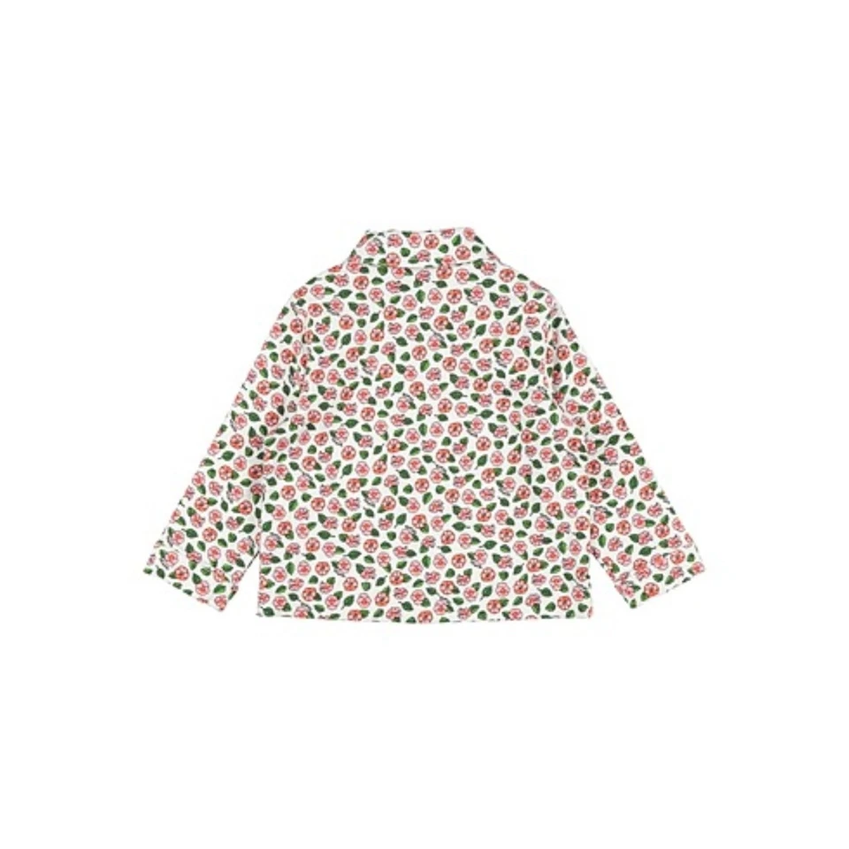 NUEVO SIN ETIQUETAS - Chaqueta de mezclilla Kenzo para niños - Blanca Floral - Talla 8A/126 Foto 2 de 4