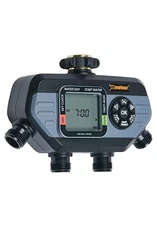 Melnor 73280 Digital Water Electronic Hose Timer, 4 Zone, Black/Gray