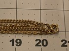 Vintage 2 Strand Gold Tone Necklace Red Orange Plastic Beads Filigree 42" — photo 9