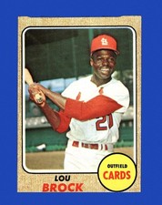 1968 Topps Set-Break #520 Lou Brock LOW GRADE *GMCARDS*
