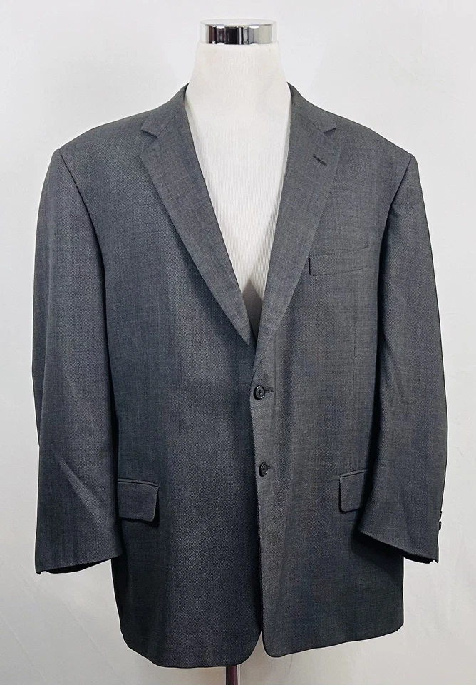 Abrigo deportivo Givenchy Monsieur 50R 100 % lana gris tejido forrado con dos botones Foto 2 de 4