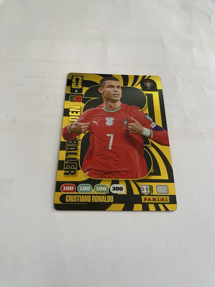 RONALDO CR7 GOLDEN BALLER 8 PANINI ADRENALYN XL WORLD CUP COUPE DU MONDE 2026 - Photo 1/1