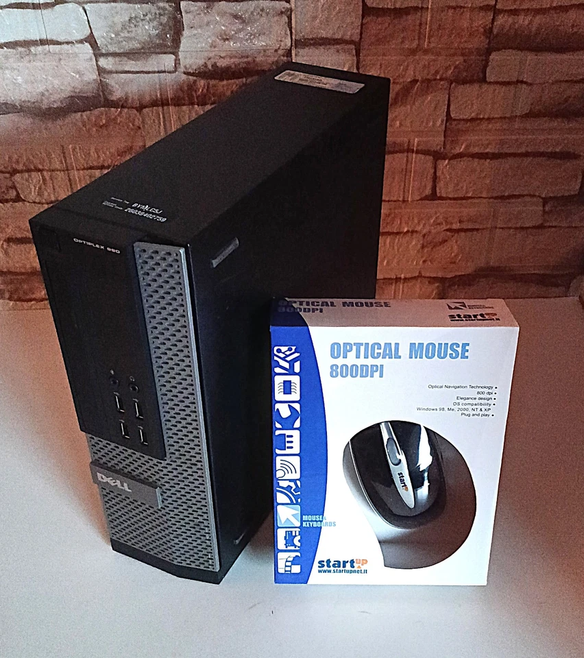 Pc Dell Optiplex 990 I5-2400 / 8 GB / 500 GB / Mouse Nuovo - Perfetto - Immagine 3 di 3