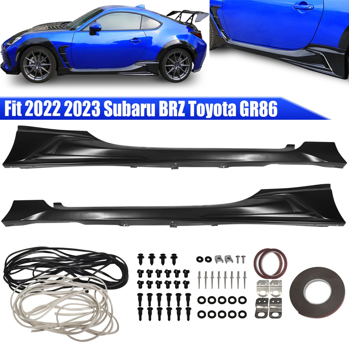 TOYOTAトヨタGR86 BRZサイドステップPJ150-18800 MS344-18006-PL美品　TRD TOYOTAトヨタGR86 BRZサイドステップPJ150-18800 MS344-18006-PL美品