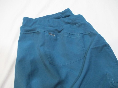 Cherokee Infinity 3X 3XL stretch women's scrub pants navy royal blue teal gray - Picture 19 of 20