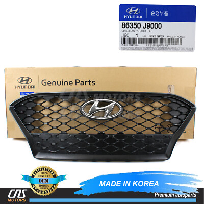  Genuine Radiator Grille Black For 2018-2021 Hyundai Kona 1.6L 2.0L 86350J9000