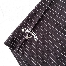 Callaway Opti-Dri Swing Tech Cooling Caviar Stripe Nwt Golf Shirt XL