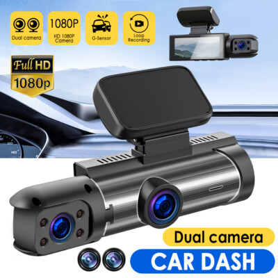 1080P Car Auto KFZ DVR Kamera Video Recorder Dash Cam G-Sensor Camera Dual Lens