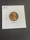 1955-P Lincoln Wheat Cent Choice Gem Red BU X1398