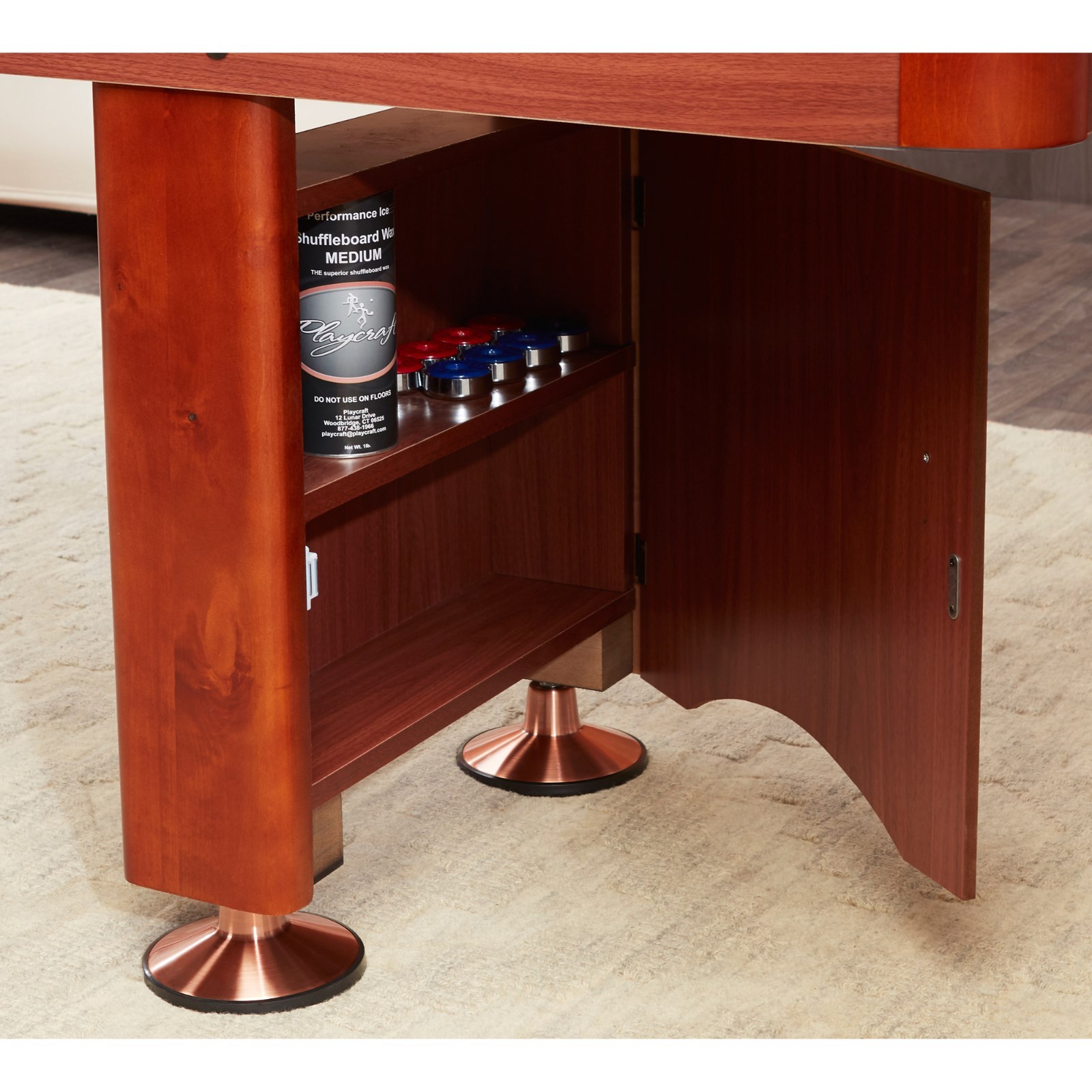 Playcraft Woodbridge Cherry 12 Shuffleboard Table