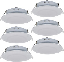 4.5 Inch LED RV Puck Lights, Recessed Ceiling Lights for 12V RV/Boat Pack of 6