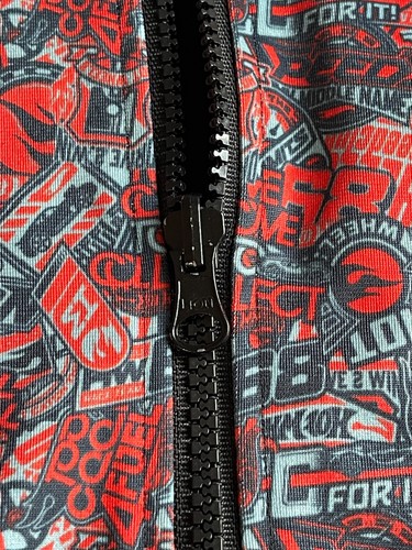 Hot Wheels Jacket Size 10 Youth Lightweight Full Zipper Side Pockets Black - Picture 15 of 17