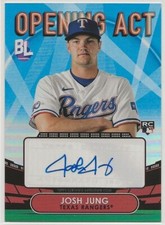 JOSH JUNG 2023 TOPPS BIG LEAGUE OPENING ACT RC AUTO OAA-JJ Texas Rangers