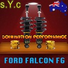FORD FG FALCON SYC Rear Coilovers Only Fully Adjustable Coilover Set