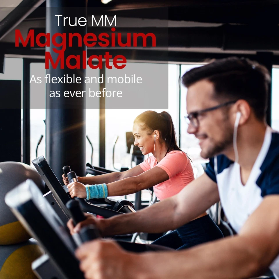 TrueMed Magnesio Malato Ácido Málico Apoyo Músculo 1350mg 90 Cápsulas Suplemento Foto 4 de 4