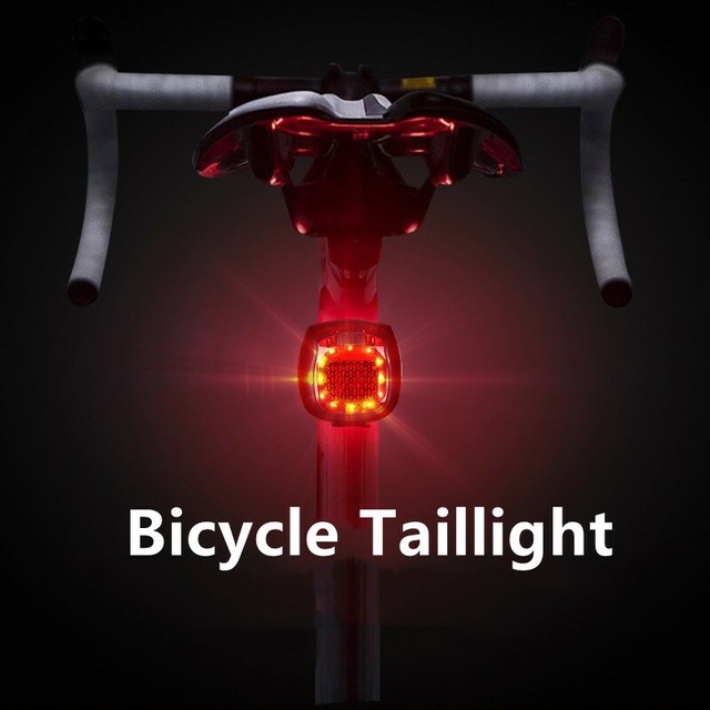USB Rechargeable Bicycle Smart Tail Light Bike Rear Light Waterproof Portable L USB Rechargeable Bicycle Smart Tail Light Bike Rear Light Waterproof Portable L