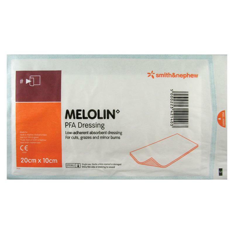 MELOLIN DRESSING 10 X 20 CM PFA Low-adherent Sterile Wound