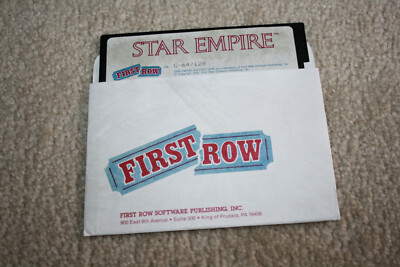 Vintage Commodore 64 128 Star Empire Floppy Disk Only 1988 First Row - R408