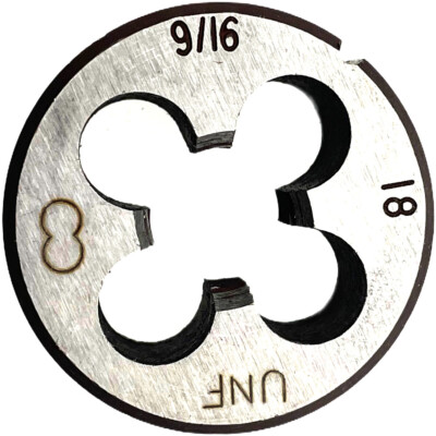 9/16 x 18 Thread Die RH 9/16x18 Die Right Hand 9/16-18 Die 9/16 - 18 Round Die