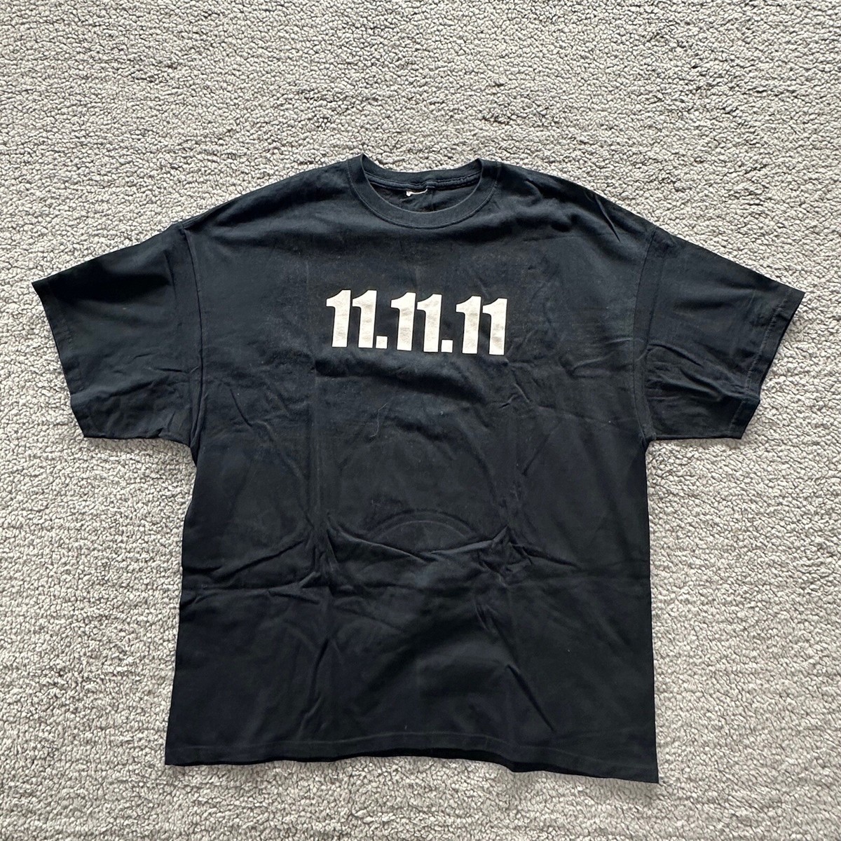Numbers 11.11.11 T-Shirt - Black Game Sport Memories Date | eBay