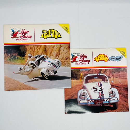 Walt Disney The Love Bug & Herbie Rides Again Home Video Movie Laserdisc LD NTSC - Picture 3 of 7