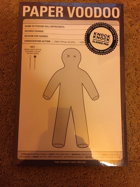 paper voodoo doll