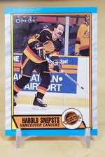 1989-90 O-Pee-Chee OPC Hockey #286 Harold Snepsts - Vancouver Canucks
