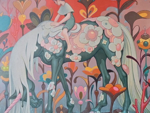 （真作）james jeanのtraveler アート Frame 