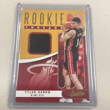 2019-20 Panini Absolute Threads Rookie Jersey Tyler Herro Miami Heat