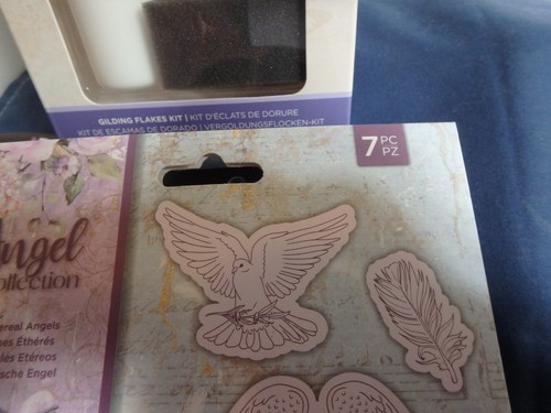 4pc Crafter's Companion Spectrum Noir Gilding kit, Angel Stamp Die, Harmony Ink - Picture 7 of 13