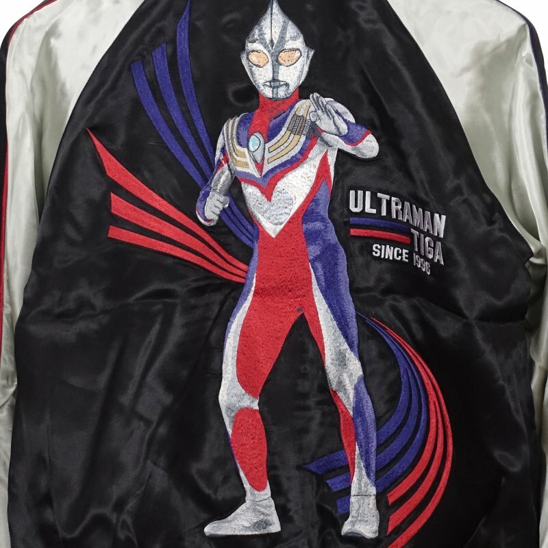Sukajan ULTRAMAN TIGA Japan Limited Satin Embroidery Souvenir