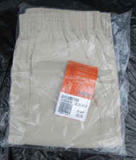 Landau 8320 Women Classic 2 Pocket Elastic Waist Scrub Pants Tan Sandstone XL