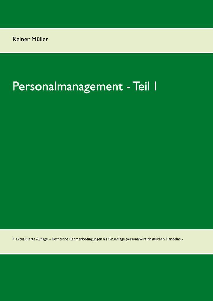Thumbnail - Personalmanagement - Teil I | Reiner Müller | 2020 | Deutsch