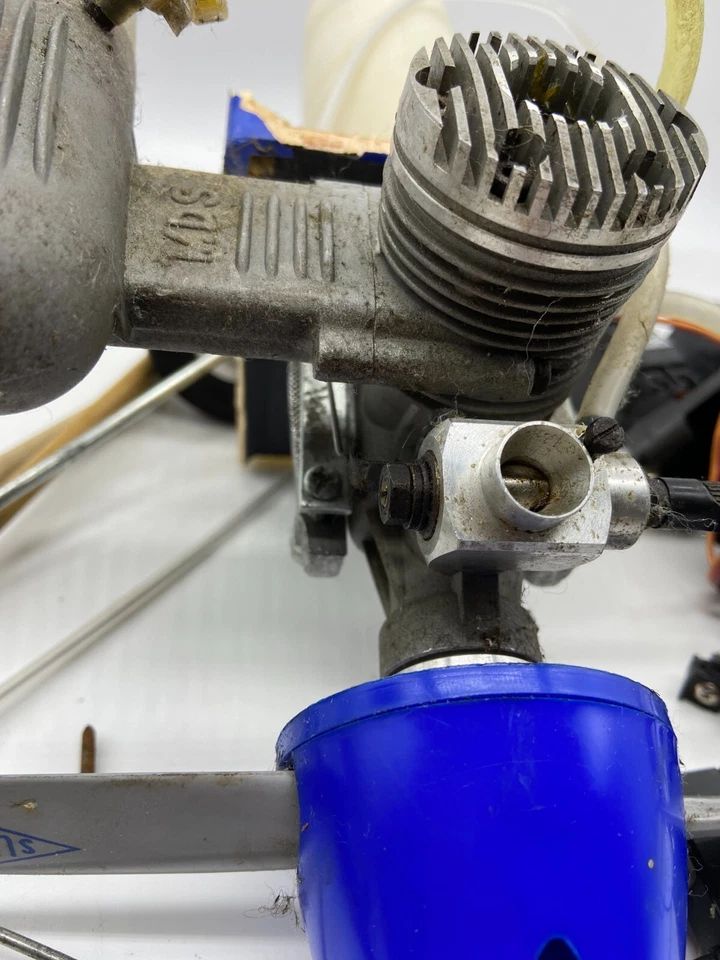 #SE2432# RC Flugmodell Graupner RC Flugzeug Konvolut Motor Servo lesen!!! - Bild 4 von 4