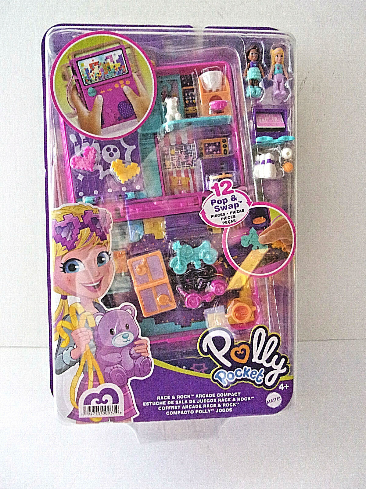 POLLY POCKET RACE & ROCK ARCADE COMPACT 2021 NEW IN SEALED PACKAGE