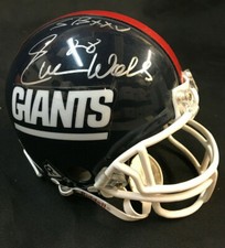 EVERSON WALLS SIGNED MINI HELMET