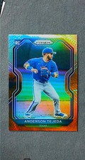 2021 Panini Prizm Cosmic Haze #9 Anderson Tejada RC Rangers
