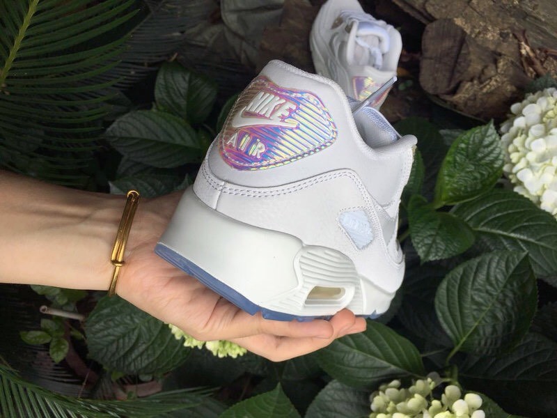 white holographic air max