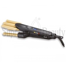 RETRO' FERRO TRIDENTE DIGITALE ARRICCIACAPELLI ONDE BOCCOLI TOURMALINA RUP-097