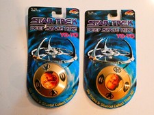 Star Trek Deep Space Nine Yo-Yo Lot of 2 - Captain Sisko and Quark