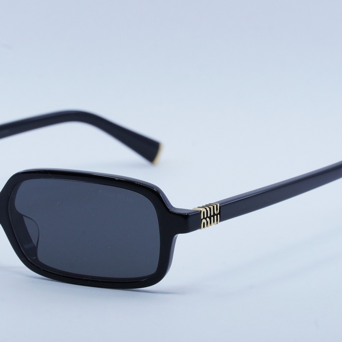 New MIU MIU MU11ZSF 16K5S0 Black/Dark Grey 52-15-140