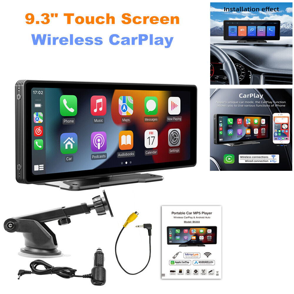 9.3 inch Wireless CarPlay & Android Auto IPS Touch screen – CARABC