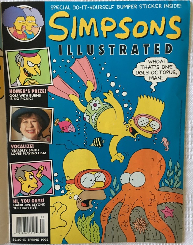 SIMPSONS Illustrated Magazine #5 - Winter 1992