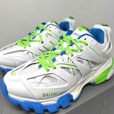 【専用】BALENCIAGA スニーカー サイズ37 ホワイト/グリーン BALENCIAGA（バレンシアガ）スニーカー 白 サイズ:28.5cm メンズ